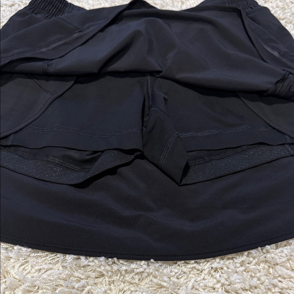 Like New! Lululemon Black Athletic Skort size 10 - Picture 3 of 5